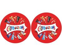 CELEBRATIONS Boîte Métal Assortiment Chocolats SNICKERS TWIX MARS 385g (Lot de 2)