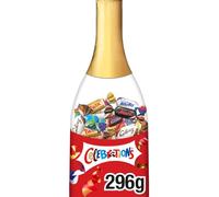CELEBRATIONS - Bouteille avec Assortiment de Mini Chocolats au Lait 296g - Chocolats de Pâques Individuels - SNICKERS, TWIX, MARS, MALTESERS, BOUNTY et autres