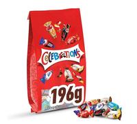 CELEBRATIONS - Chocolat Format Ballotin 196g - Assortiment de Mini Chocolats au Lait Individuels - Boîte Cadeau - SNICKERS, TWIX, MARS, MALTESERS, BOUNTY et autres