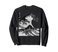 Célèbre art vintage : design spécial Hokusai Great Ocean Wave Sweatshirt