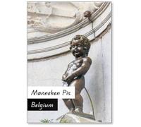 Célèbre fontaine Manneken Pis à Bruxelles, Belgique, The of Bruxelles, Aimant de réfrigérateur