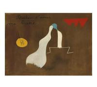 Célèbre Joan Miró Wall Art 《Peinture poète》 Affiches Graffiti coloré Peinture sur toile Joan Miró Impressions Pour la Maison Décoration Murale Photo 15x20cmx1 Sans Cadre