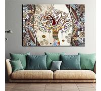 Célèbre l'arbre de vie par Gustav Klimt toile peinture affiches et impressions mur art photos pour salle à manger décor à la maison 50x70 cm sans cadre