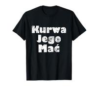 Célèbre mot de malédiction polonais Kurwa langue polonaise jure mot T-Shirt