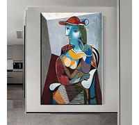 Célèbre Pablo Picasso Peinture Femmes Peinture Assis Mary Thal Toile Peinture À L'huile Mur Art Décor À La Maison Impressions Sur Toile 30x45cm Sans Cadre