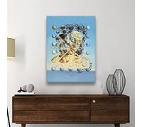 Célèbre Peinture Salvador Dali Galatea Sphères Peinture Impressions Sur Toile Mur Art Photos pour Chambre Salon Décor À La Maison 40x50cm(16x20in) Avec cadre