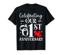 Célébrer notre 1er anniversaire de mariage 1 année de mariage T-Shirt