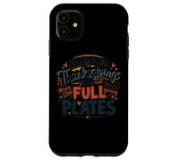 Célébrer Thanksgiving avec des Assiettes complètes Coque pour iPhone 11