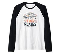 Célébrer Thanksgiving avec des Assiettes complètes Manche Raglan