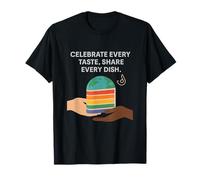 Célébrez Chaque goût Rainbow Cake Unity Graphic T-Shirt