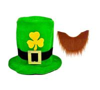 Célébrez la journée patronne dans des styles élégants avec un chapeau vert et une barbe pour tous les âges