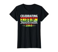 Célébrez la liberté Juin 1865 Histoire des Noirs africains T-Shirt Graphique avec Valeur