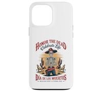 Célébrez la vie - Crâne de cowboy Día de los Muertos Coque pour iPhone 13 Pro Max