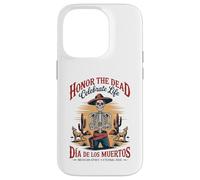 Célébrez la vie - Crâne de cowboy Día de los Muertos Coque pour iPhone 14 Pro