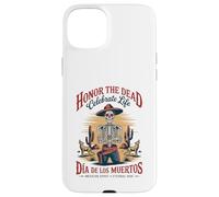Célébrez la vie - Crâne de cowboy Día de los Muertos Coque pour iPhone 15 Plus
