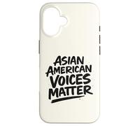 Célébrez Le Mois du Patrimoine AAPI - Asian American Voices Matter Coque pour iPhone 16