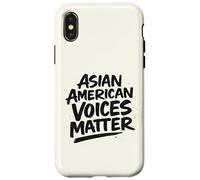 Célébrez Le Mois du Patrimoine AAPI - Asian American Voices Matter Coque pour iPhone X/XS