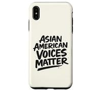Célébrez Le Mois du Patrimoine AAPI - Asian American Voices Matter Coque pour iPhone XS Max