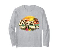 Célébrez Le Mois du Patrimoine AAPI - Honneur des Voix asiatiques Manche Longue