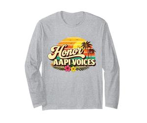 Célébrez Le Mois du Patrimoine AAPI - Honneur des Voix asiatiques Manche Longue