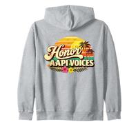 Célébrez Le Mois du Patrimoine AAPI - Honneur des Voix asiatiques Sweat à Capuche