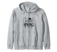 Célébrez Le Printemps Mignon Fleur Amour Nature Heureuse Sweat à Capuche