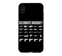Célébrez Le Sarcasme Patriotique Vintage des vétérans de la diversité Coque pour iPhone XS Max