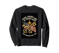 Célébrez l'élection historique du premier pape américain 2025 Sweatshirt