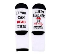 Célébrez Les Éducateurs Avec Ces Chaussettes En Coton De Longueur Moyenne Avec Des Motifs De Lettres Spéciaux Pour La Fête Des Enseignants Cadeaux D'appréciation Célébration De La Journée Des