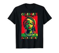 Célébrez l'histoire des Noirs et l'autonomisation des Droits civils africains T-Shirt Graphique avec Valeur, Homme, Noir, XL