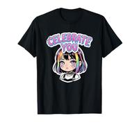 Célébrez Votre Kawaii Rainbow Emo Anime Pride T-Shirt