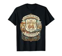 célébrons Les 100 Ans de la Route mère de l'US Highway 66 T-Shirt Graphique avec Valeur