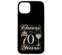 Célébrons Les 70 Ans du 70e Anniversaire de la Reine, 70 Ans Coque pour iPhone 15 Plus