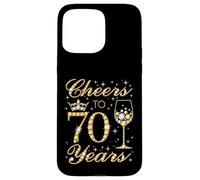 Célébrons Les 70 Ans du 70e Anniversaire de la Reine, 70 Ans Coque pour iPhone 15 Pro Max