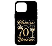 Célébrons Les 70 Ans du 70e Anniversaire de la Reine, 70 Ans Coque pour iPhone 16 Pro Max