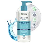 Celenes by Sweden Gel Nettoyant Visage Thermal, Mousse Nettoyante Visage 250ml, Nettoyants Visages Sans Parabèn-Alcool, Demaquillage Visage aux Extraits Naturels, Nettoyant Visage Peau Grasse & Mixte