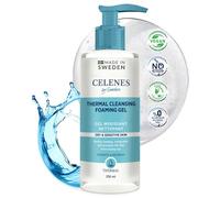 Celenes by Sweden Gel Nettoyant Visage Thermal, Mousse Nettoyante Visage 250ml, Nettoyants Visages Sans Parabèn/Alcool, Demaquillage Visage à l’Extrait Naturel, Nettoyant Visage Peau Sensible & Sèche