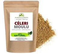Céleri Moulu Poudre, sans additifs 100% Naturel - Sachet Fraîcheur Biodégradable Refermable (100g)