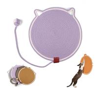 Celery Pets Dual Scratching Pad, Cat Scratch Pads, Cat Scratchers for Indoor Cats, Natural Cotton Rope Cat Scratch Pad for Indoor Cats Grinding Claws Nails (Purple,17in)