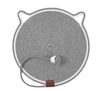 Celery Pets Dual Scratching Pad, Natural Cotton Rope Cat Scratching Mat, Upgraded Sisal Clawloom Dual Scratching Pad, for Indoor Cats,17/20in Scratching Pads with Cat Toy (Gray,17 in)