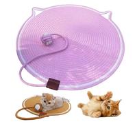 Celery Pets Dual Scratching Pad, Natural Cotton Rope Scratching Pads for Indoor Cats with Cat Toy, Grinding Claws Nails, for Protecting Furniture (Pink,42 CM)