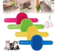 Celery Pets Tapis de toilettage en silicone 2 en 1 pour chaton, griffoir d'angle, brosse de toilettage pour chat, planche à gratter (4 couleurs)