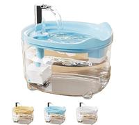 Celery Pets Water Fountain, Celerypets Triple-Filter Pet Water Fountain, 025 New 1.5L Automatic Cat Dog Fountain, for Cats Dogs Multi Pets (Blue)