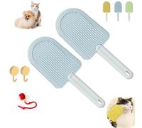 Celerypets Cat Tongue Comb,Cat Tongue Brush,Cat Brushes For Long Haired Cats,Simulated Cat Tongue Comb,Cat Tongue Licking Hair Comb,For Dog Cat Bunny Grooming Brush (2pcs blue)