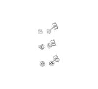 CELESTA Boucles d'oreilles blanc, Taille One Size
