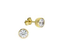 CELESTA Boucles d'oreilles jaune / transparent, Taille One Size