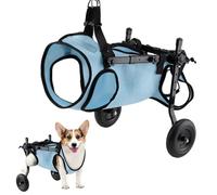 celestaura Fauteuil roulant pour chien avec pattes arrière, chariot pour chien/chat avec pattes arrière handicapées, aide à la mobilité pour petits animaux de compagnie, chariot pour chiens avec roues