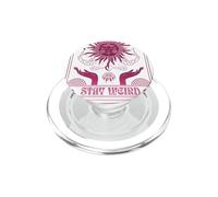 Céleste Gothique Rouge Moody Sun Stay Weird PopSockets PopGrip pour MagSafe