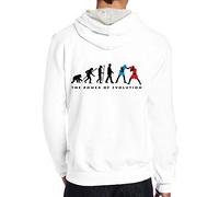Celeste Luke Mens Hoodies Back Print Sweat à capuche personnalisé I Got A Boy, blanc, L