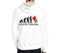 Celeste Luke Mens Hoodies Back Print Sweats a capuche personnalises I Find You Pull en melange graphique personnalise a la main, blanc, S